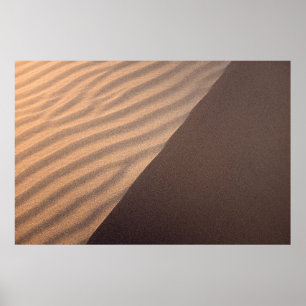 Poster Tissu à rayures blanches et noires