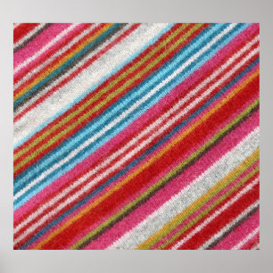 Poster Tissu en laine rayée : cosy, élégant
