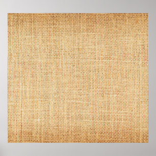 Poster Tissu naturel, arrière - plan texturé.