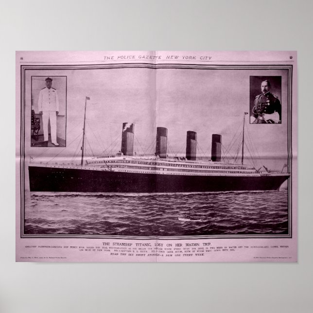 Poster Titanic (Devant)