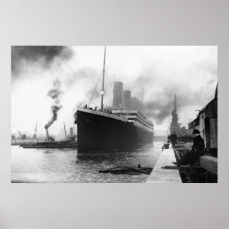 Poster Titanic 10 avril 1912