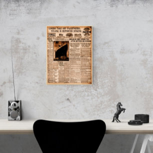 Poster Titanic Coulerait Selon un Journal Ancien 