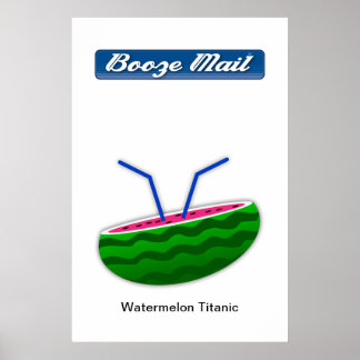Poster Titanic de pastèque