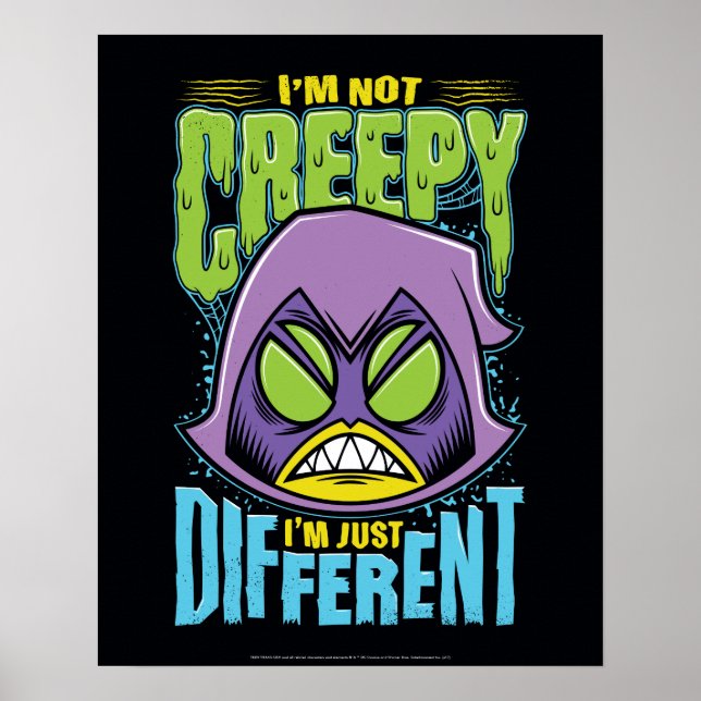 Poster Titans Ados, partez ! | Raven "Pas Déplaisant je s (Devant)