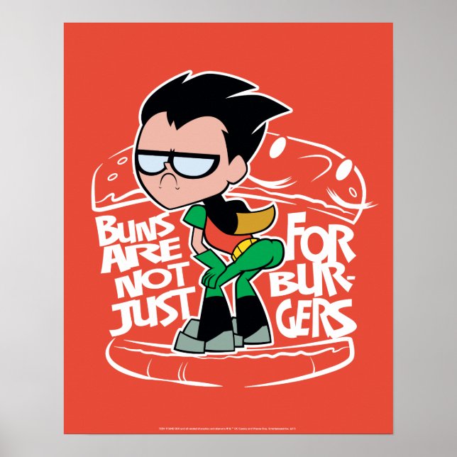 Poster Titans Ados, partez ! | Roboty Booty Scooty Buns (Devant)