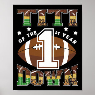 Poster Titi du football de 1re année Down Premier Anniver