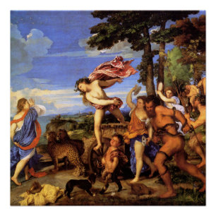 Poster Titien Bacchus et Ariane