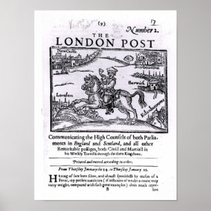 Poster Titlepage 'des nouvelles de Londres