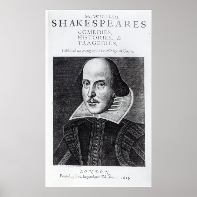 Poster Titlepage, 'Mr. William Shakespeares (Devant)