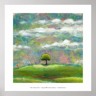 Poster Titre : Delicious World - beau paysage art