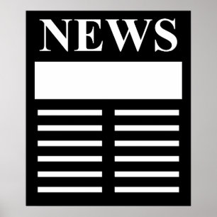 Poster Titres de nouvelles