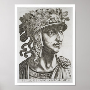 Poster Titus César (39-81 ANNONCE), 1596 (gravure)
