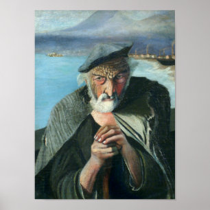 Poster Tivadar Csontváry Kosztka le vieux pêcheur
