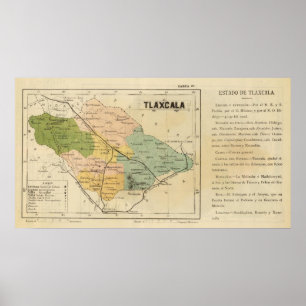 Poster Tlaxcala, Mexique