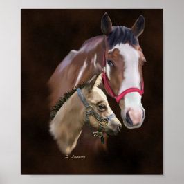 Poster Tobiano Peinture Mare et Foie