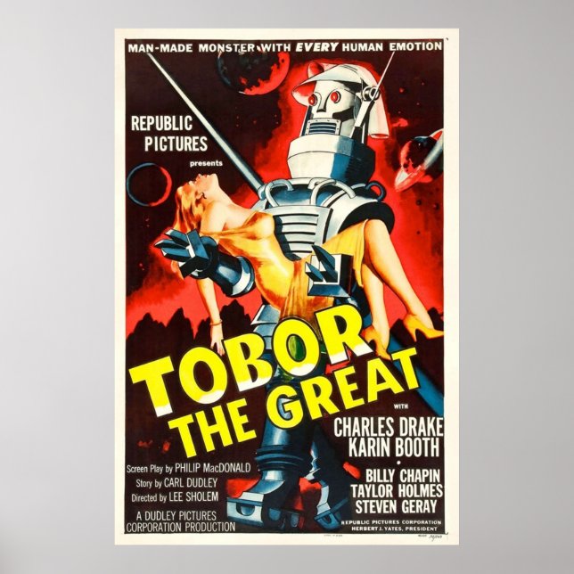 Poster Tobor le grand (Devant)
