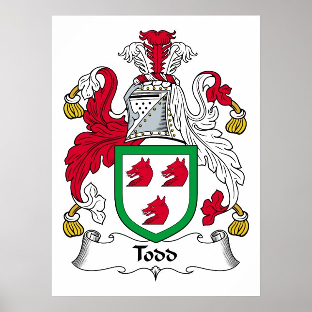 Poster Todd Family Crest (Devant)