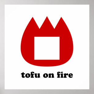 Poster 📛 tofu en feu