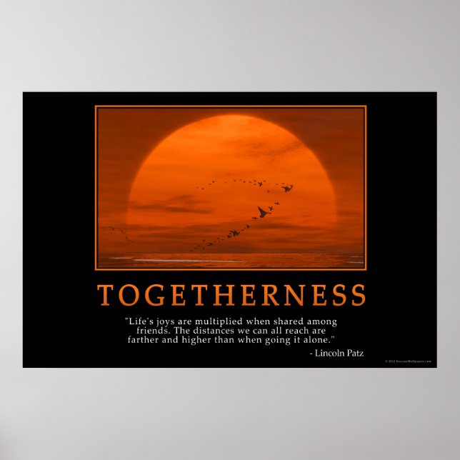 Poster Togetherness (Devant)