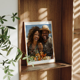 Poster Toi et moi | Photo personnalisée des couples