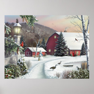 Poster Toile d'Alan Giana "Encore lumière de l'aube"