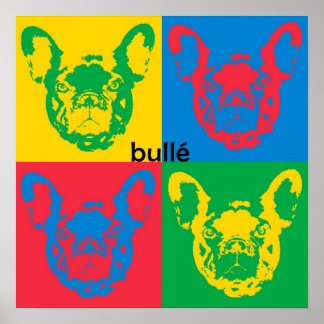 Poster Toile de Bulldog
