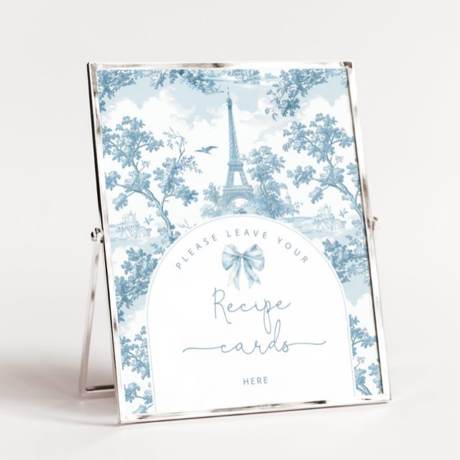 Poster Toile de jour Français laissez votre carte de rece (Créateur téléchargé)