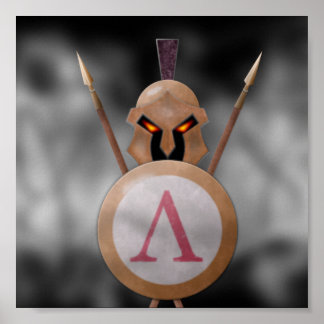 Poster Toile personnalisée Spartan