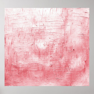 Poster Toile rouge métallique : Elégance de la brosse.