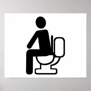 Poster Toilette de personne