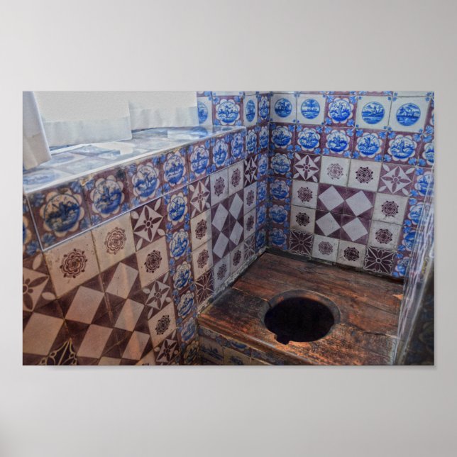 Poster Toilette Royale, Château de Rosenborg, Copenhague  (Devant)