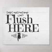 Toilettes de chasse Fundy Salle de bain Signal Mur