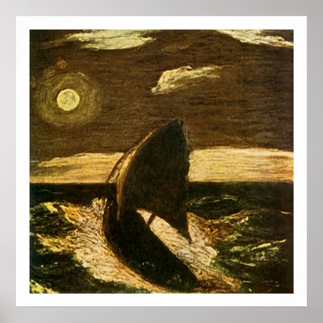 Poster Toilettes de la mer par Albert Pinkham Ryder (Devant)