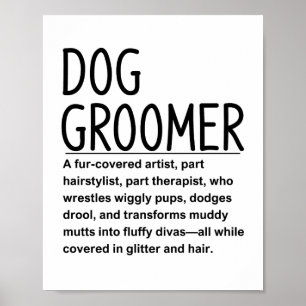 Poster Toiletteur pour chiens
