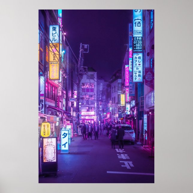 Poster Tokyo a Neon Garden (Devant)