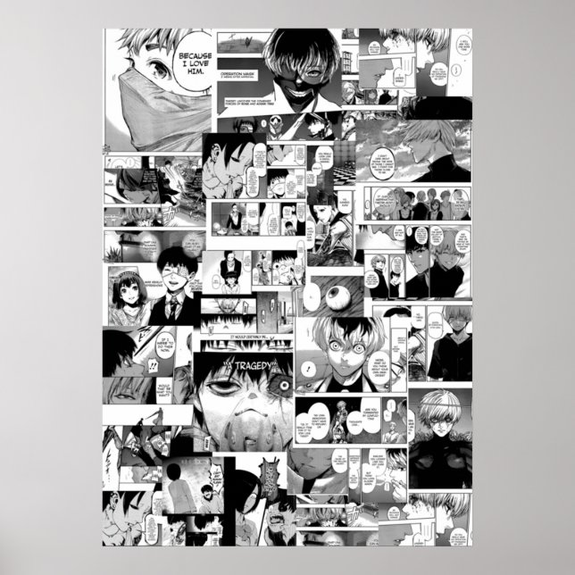 Poster Tokyo ghoul Collage (Devant)