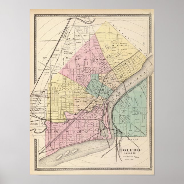 Poster Toledo, Ohio 2 (Devant)