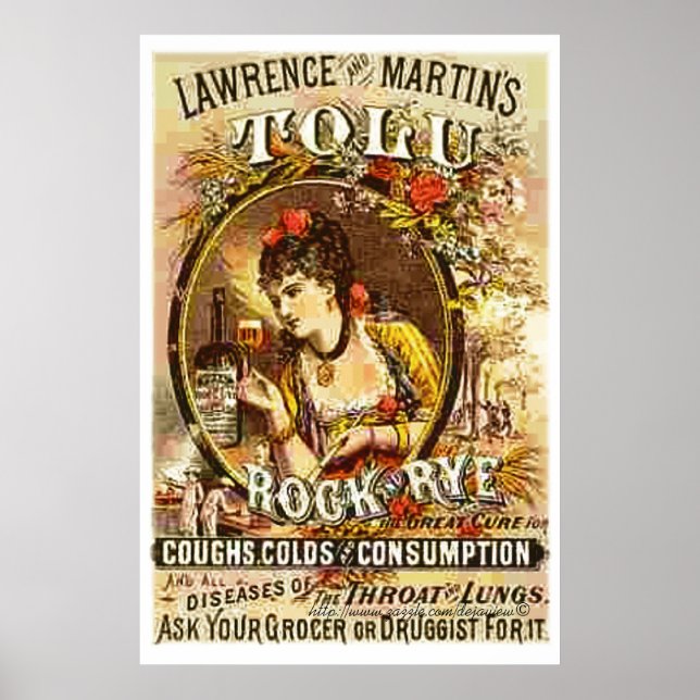 Poster "Tolu Rock and Rye" (Devant)