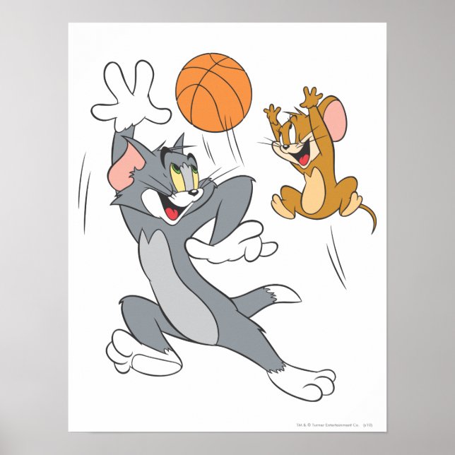 Poster Tom et Jerry Basketball 1 (Devant)