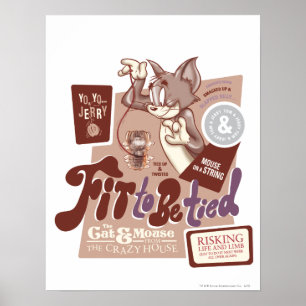 Poster Tom et Jerry Fit To Be Lied