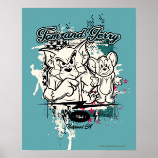 Poster Tom et Jerry Hollywood CA