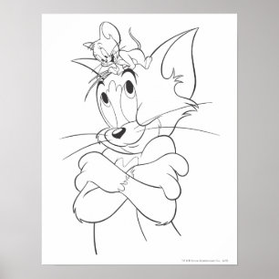 Poster Tom et Jerry On Head