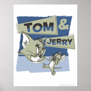 Poster Tom et Jerry Scarridey Mouse
