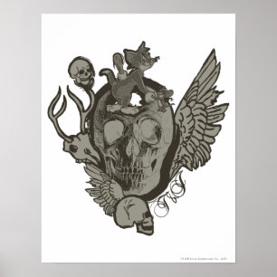 Poster Tom et Jerry Skull
