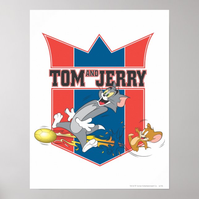 Poster Tom et Jerry Soccer (Football) 7 (Devant)