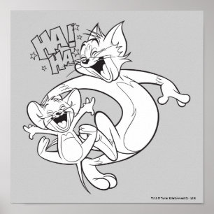 Poster Tom Et Jerry   Tom Et Jerry Rient