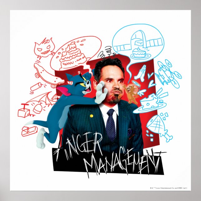 Poster Tom & Jerry With Terrance - Anger Management (Devant)