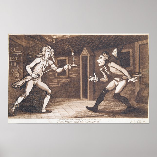 Poster Tom Jones et le Centinel, 1799 (Devant)