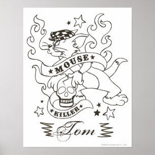 Poster Tom Souris Tueur Tatouage 1
