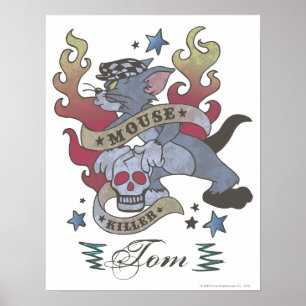 Poster Tom Souris Tueur Tatouage 2